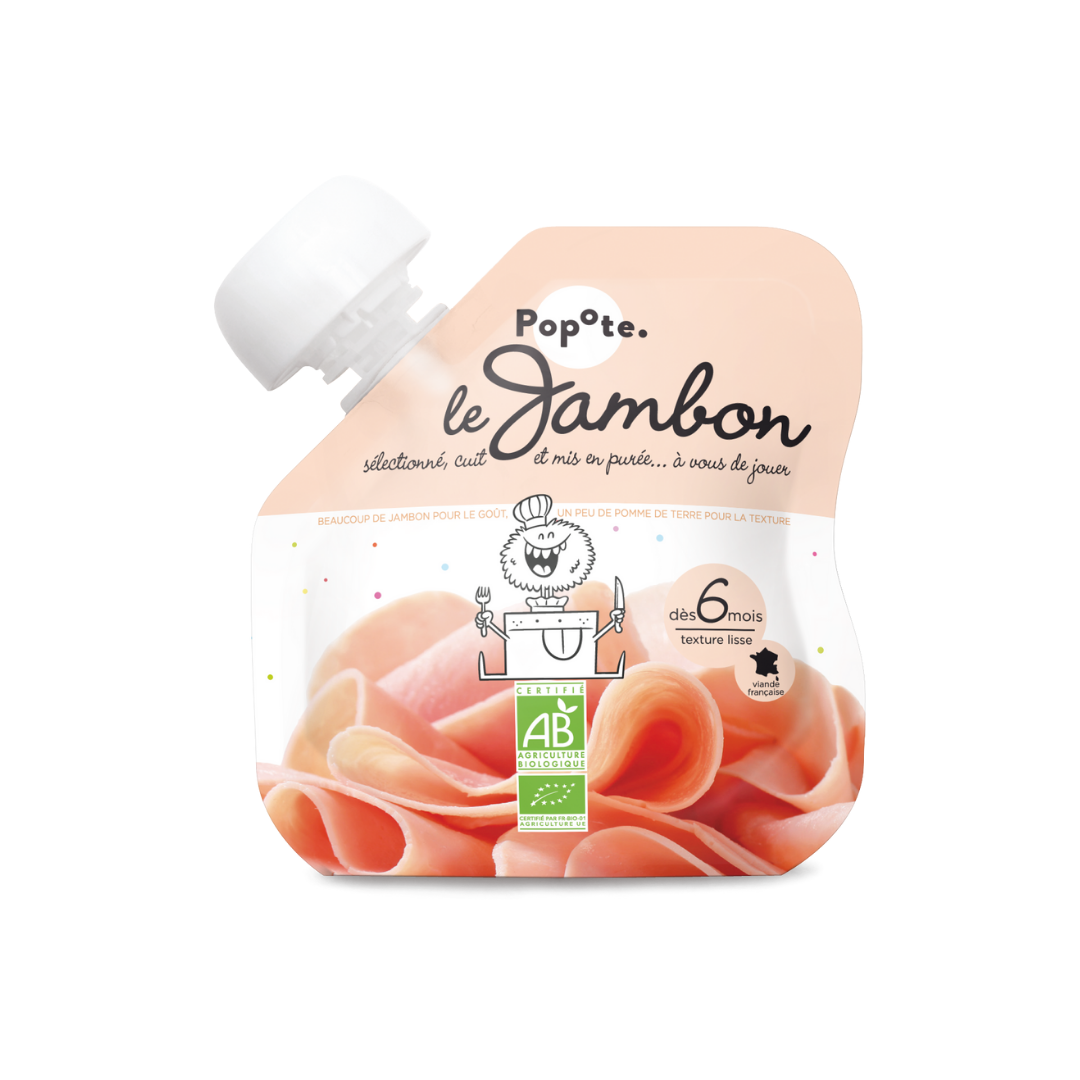 Popote - Gourde Jambon BIO 60 g