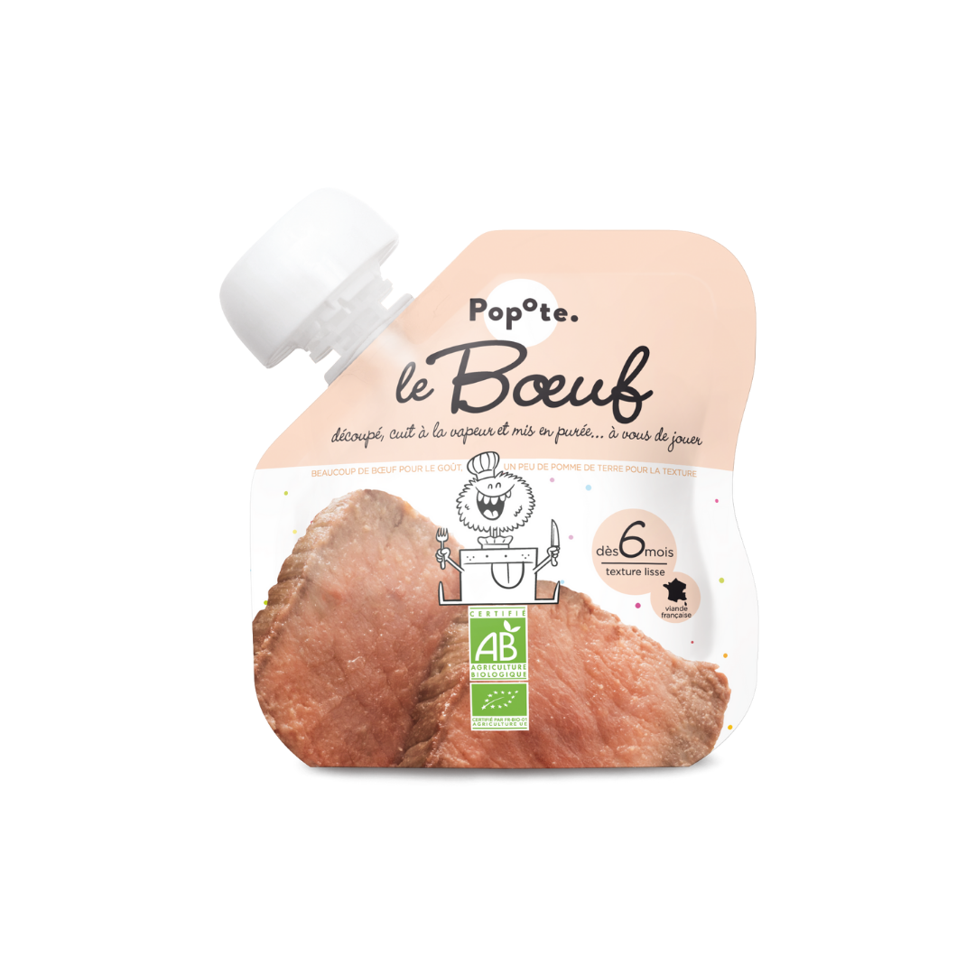 Popote - Quetschie Rind BIO 60 g