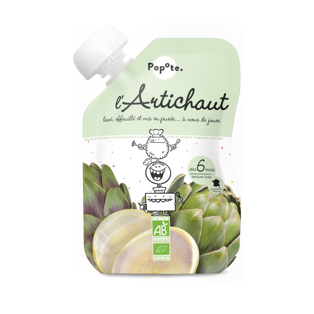 Popote – Quetschie Artischocke BIO 120 g