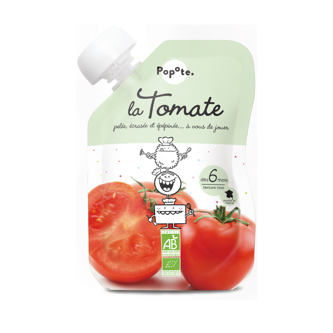 Popote - Gourde Tomate BIO 120 g