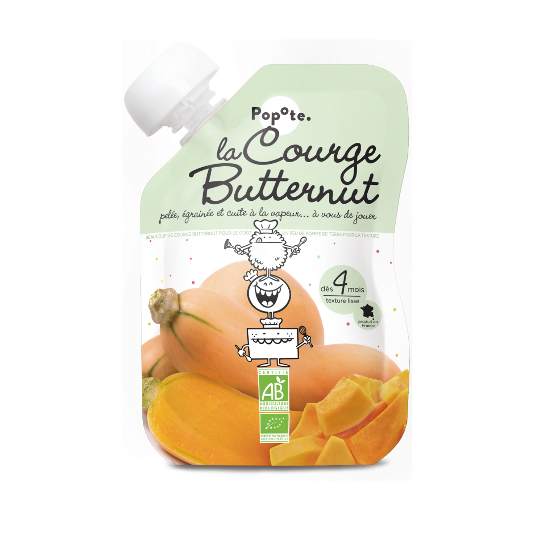 Popote - Gourde Courge Butternut BIO 120 g