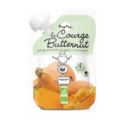 Popote - Gourde Courge Butternut BIO 120 g