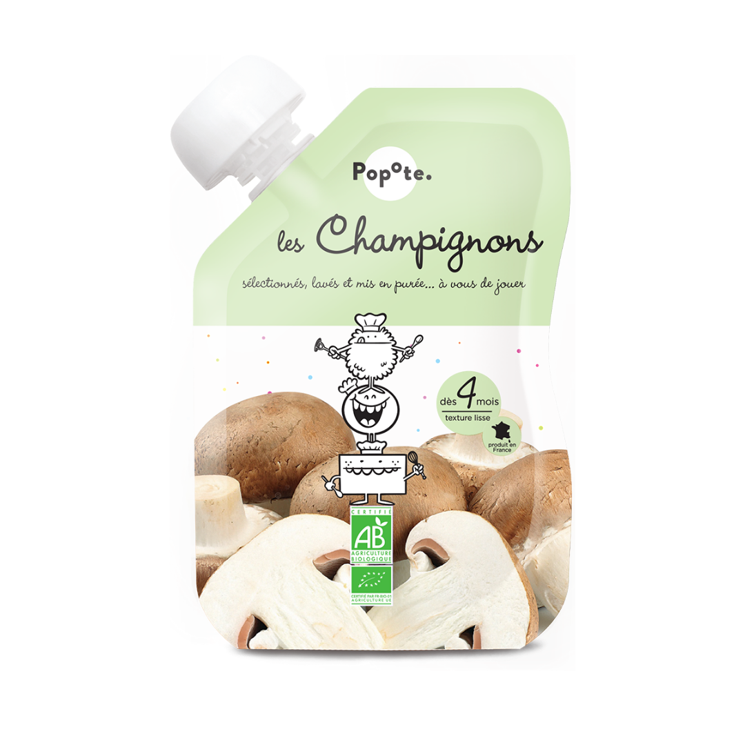 Popote – Quetschie Champignons BIO 120 g