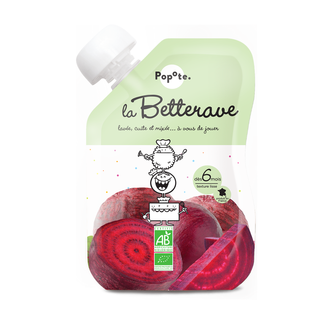 Popote - Gourde Betterave BIO 120 g