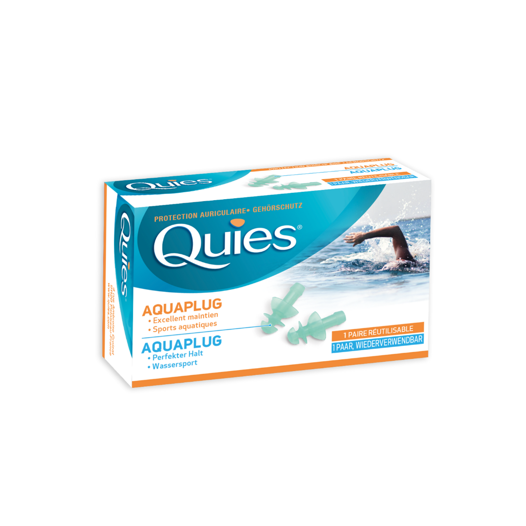 Quies - Protection natation réutilisable AQUAPLUG