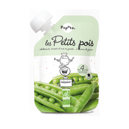 Popote – Quetschie Erbse BIO 120 g