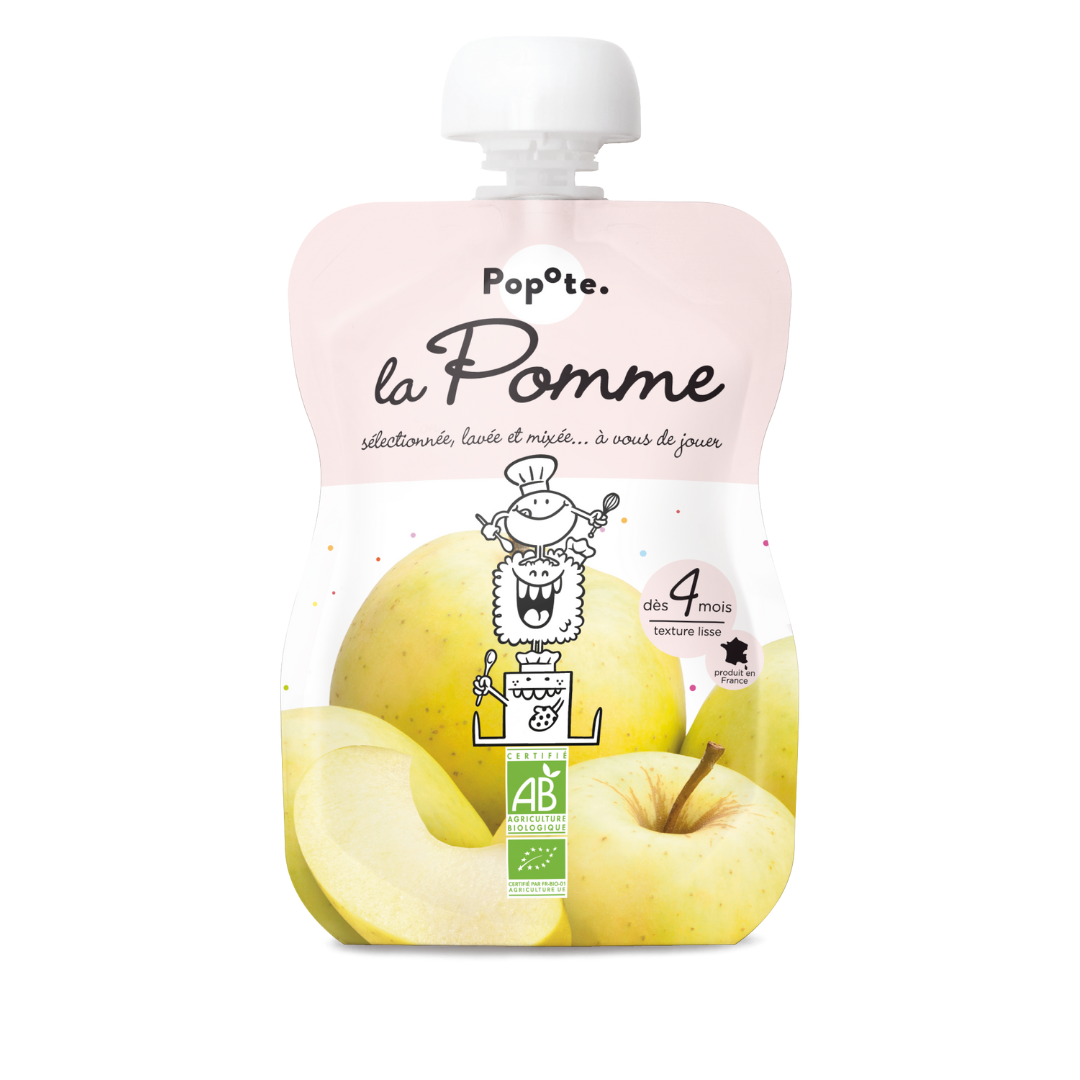 Popote – Quetschie Apfel BIO 120 g