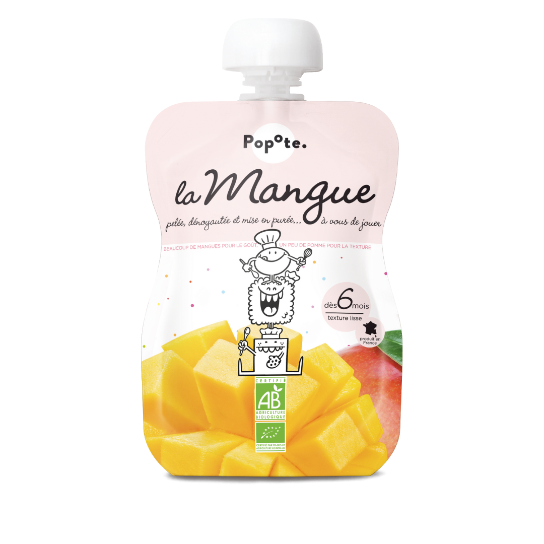 Popote – Quetschie Mango BIO 120 g