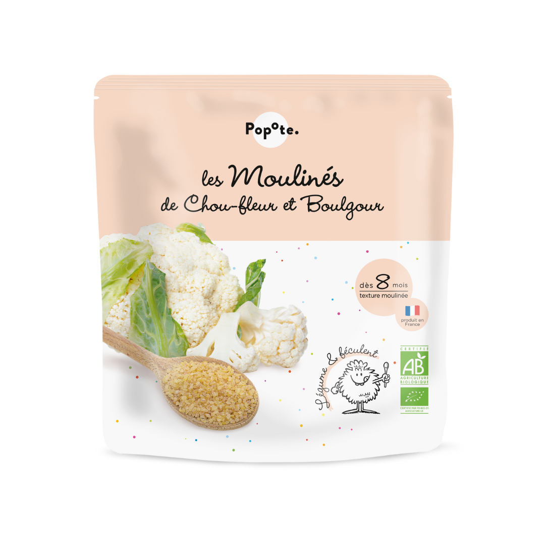 Popote - Les Moulinés Chou-fleur Boulgour BIO 180 g