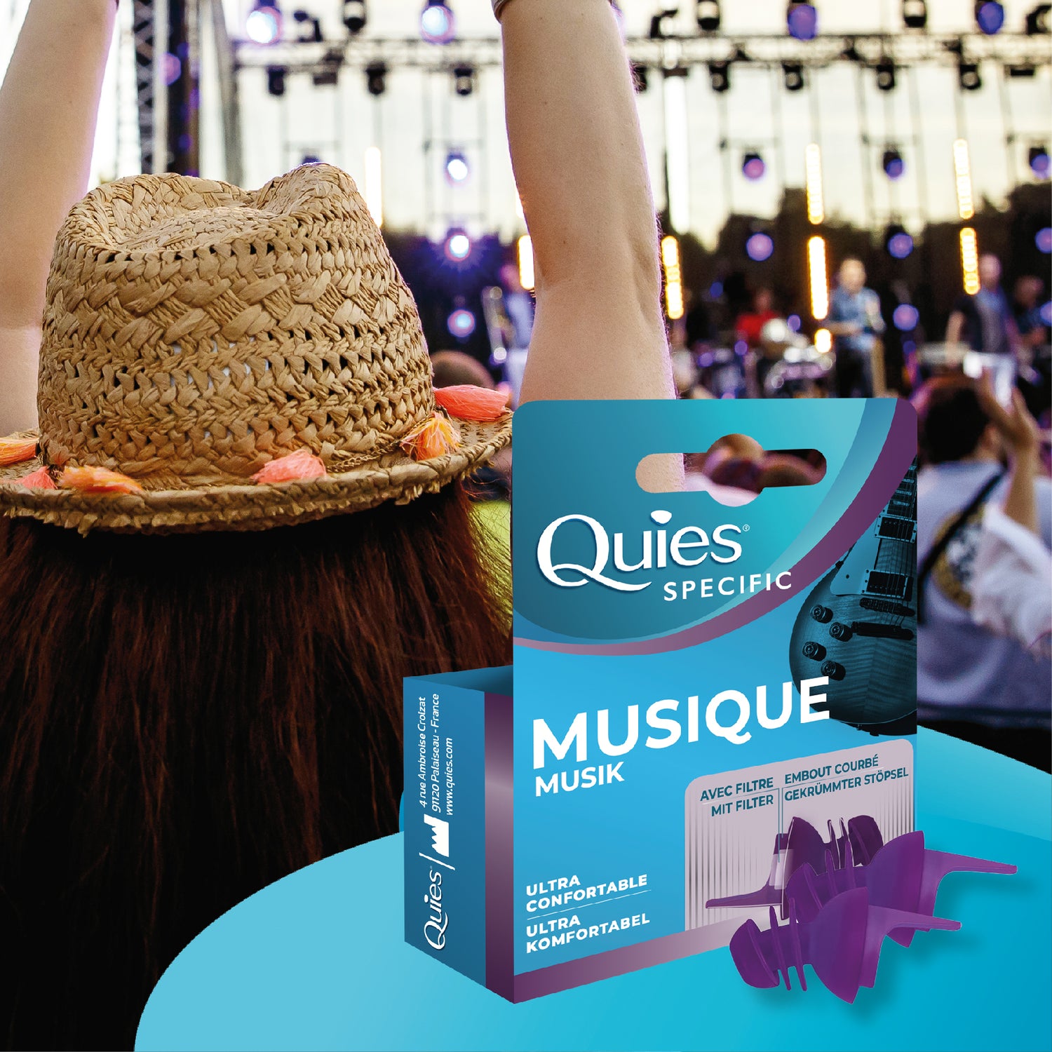 Quies - Protection auditive Musique