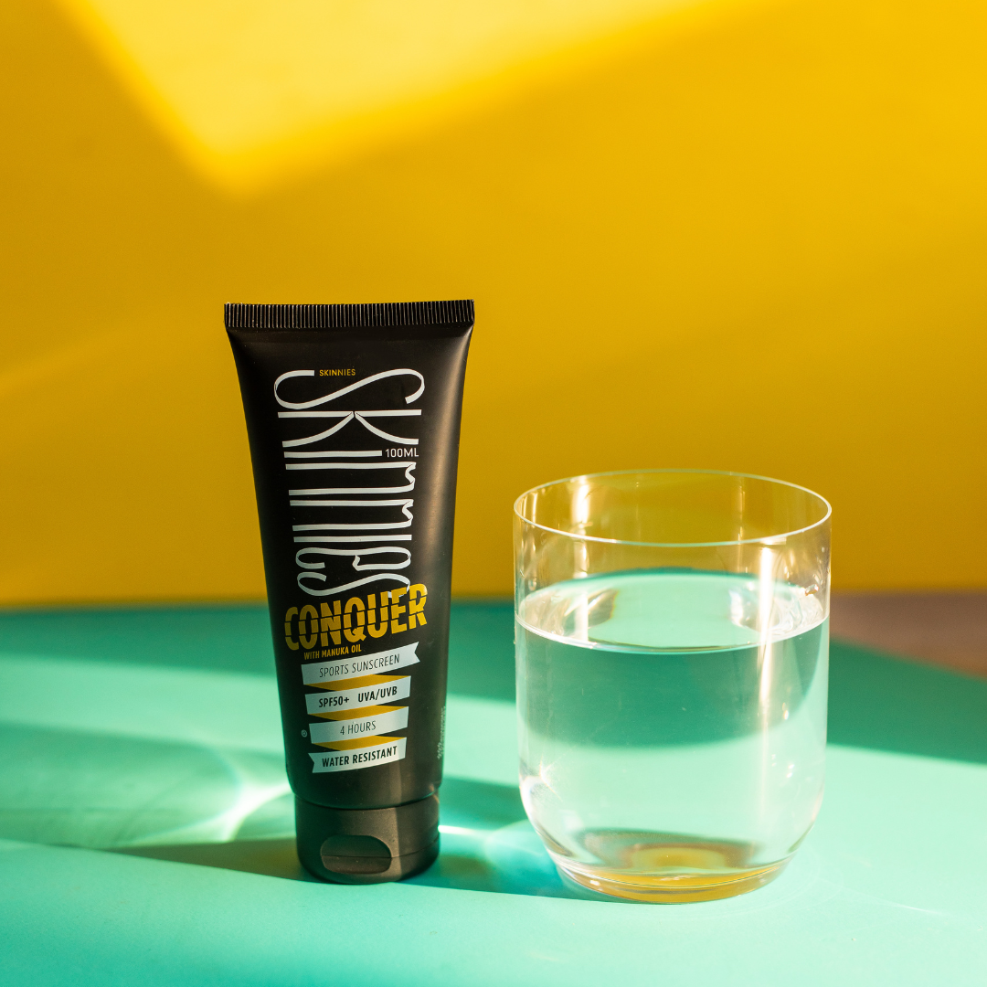 Skinnies Conquer - revolutionäres Sonnenschutzgel SPF50